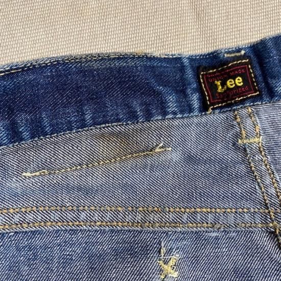 40-50's Lee 101 with center red label - VINTAGE CLOTHES