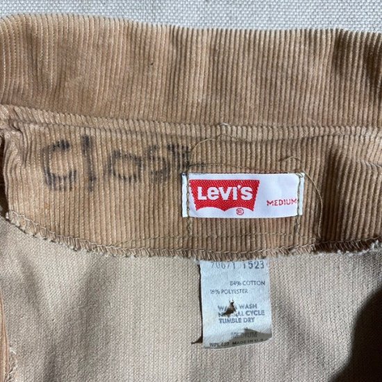 70-80's Levi's 70671 corduroy bush jacket - VINTAGE CLOTHES