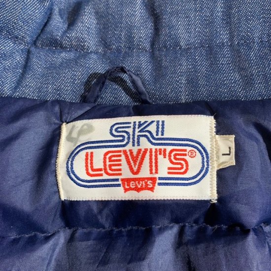 サイズ交換ＯＫ】 極美品 70´s USA製 SKI Levi´s デニムダウン L