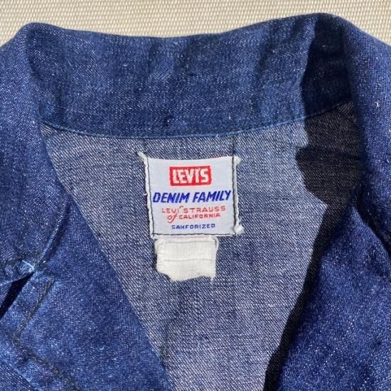 50's Levi's lady's denim western jacket with denim family 50's Levi's lady's denim western jacket with denim family