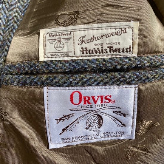 's Orvis x Harris Tweed single breasted tweed jacket made in