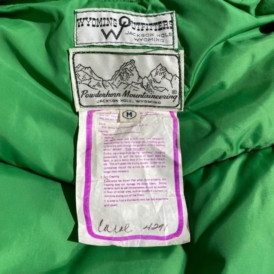 70's Powderhorn Mountaineering down vest - VINTAGE CLOTHES