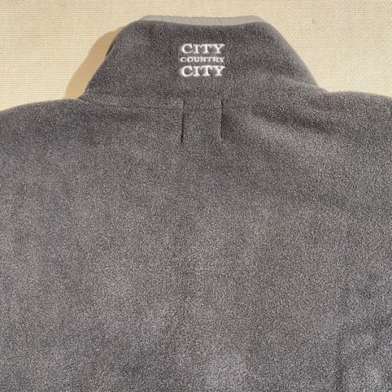 City Country City Logo Embroidery fleece pullover 40％ off - VINTAGE CLOTHES  & ANTIQUES 