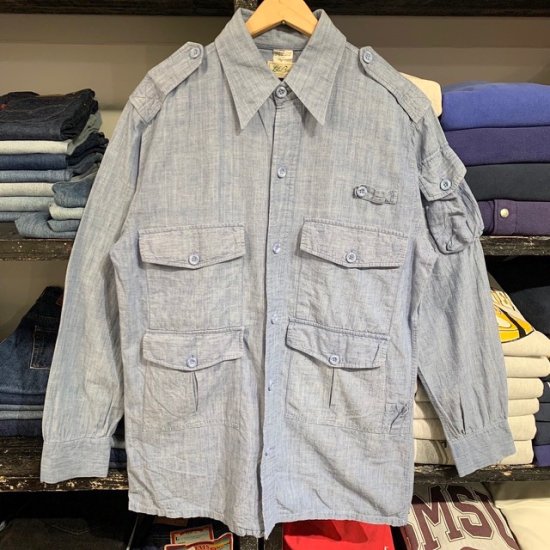 70's L.L.Bean chambray safari shirt - VINTAGE CLOTHES u0026 ANTIQUES Mr. Clean