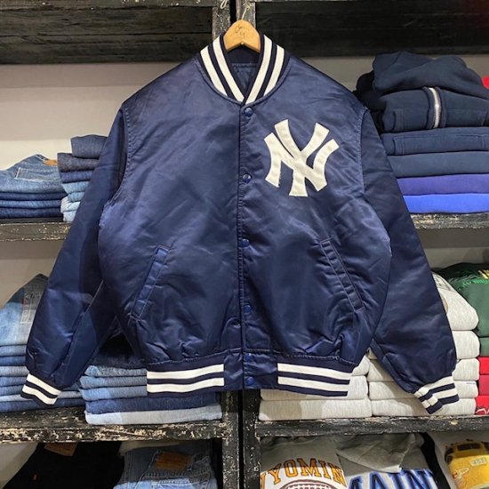 Vintage New York Yankees Nylon Starter Jacket Size Medium