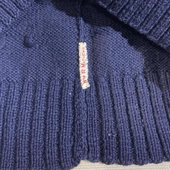 40's American Red Cross? turtleneck sweater - VINTAGE