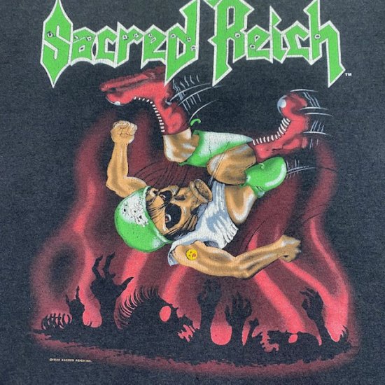 90's Sacred Reich t shirt - VINTAGE CLOTHES & ANTIQUES 