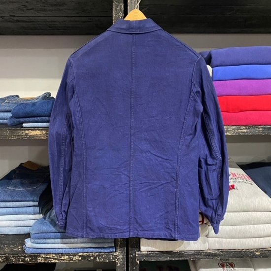 40-50's French? linen jacket - VINTAGE CLOTHES & ANTIQUES 