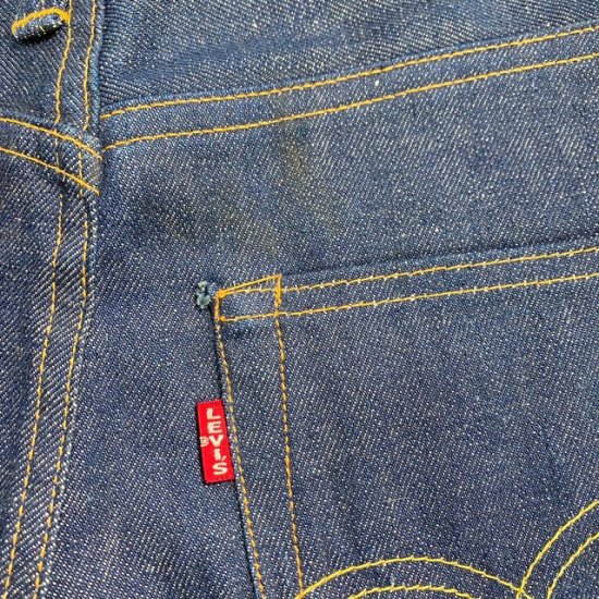NOS 50-60's Levi's 701 with concealed rivets and off set center