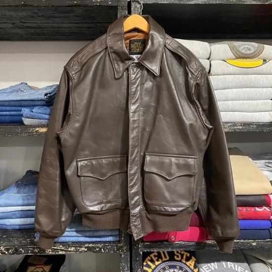 80-90's Avirex A-2 horsehide jacket CM made in USA - VINTAGE ...