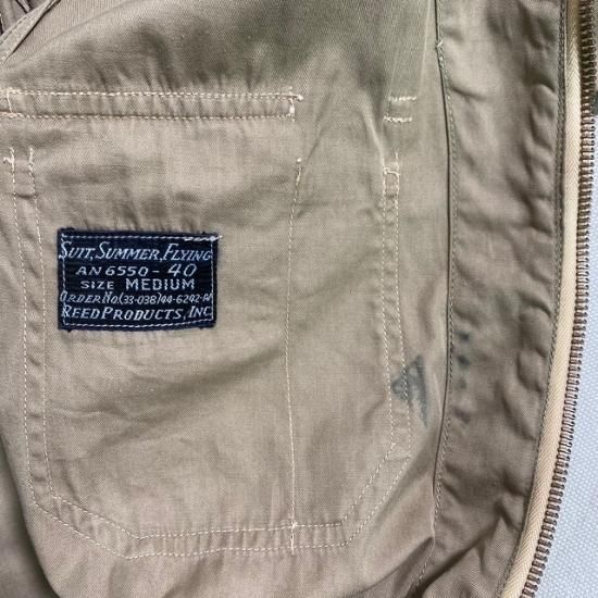 40's US Navy Summer Flying Suit AN6550 - VINTAGE CLOTHES