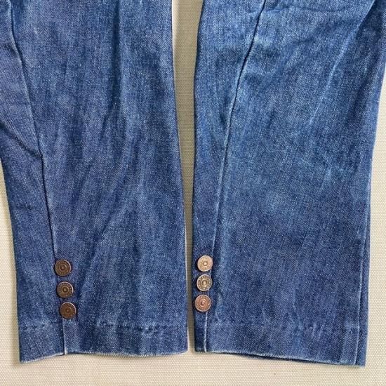 70's Levi's 70662 denim single breasted jacket - VINTAGE