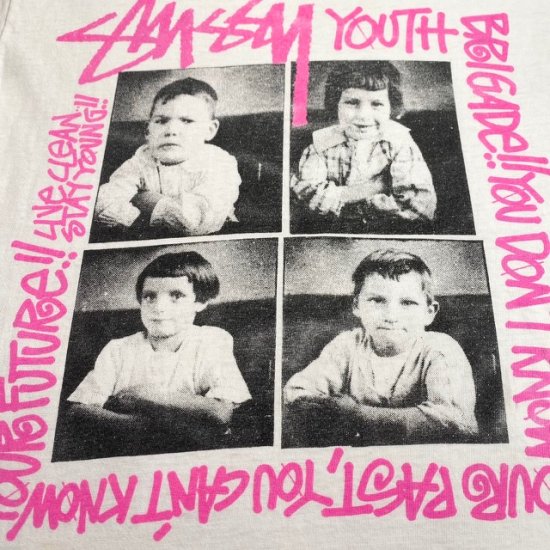 Vintage Stussy Shirt / Stussy Youth Brigade Photo Print / 'you Don
