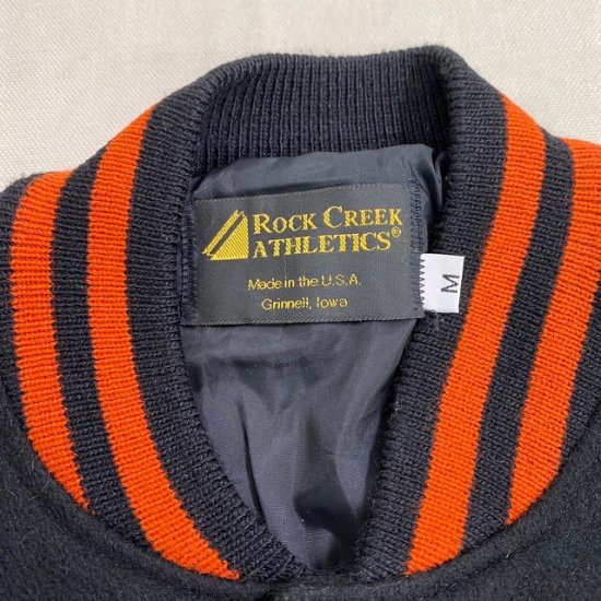 80-90's Rock Creek Athletics varsity jacket made in USA - VINTAGE ...
