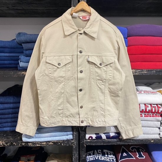 70-80's Levi's 70505 cotton twill jacket - VINTAGE CLOTHES & ANTIQUES 