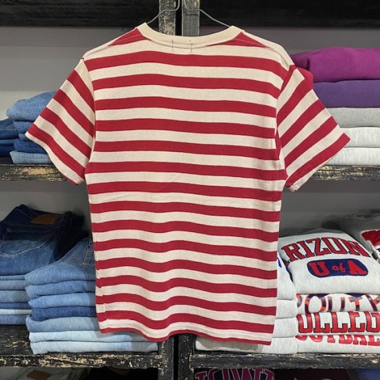 50-60's Jantzen cotton woven border t shirt - VINTAGE CLOTHES u0026 ANTIQUES  Mr. Clean