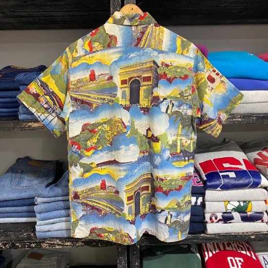 40-50's Fruit of the Loom boy's cotton Hawaiian shirt