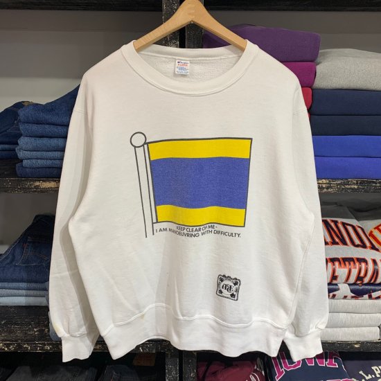 80's Champion x Abercrombie & Fitch sweat shirt with printed