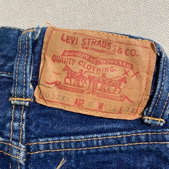 60's Levi's 503ZXX with concealed rivets - VINTAGE CLOTHES 