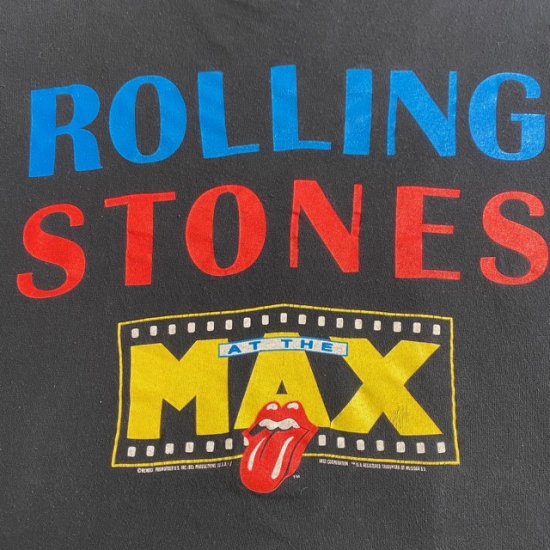 91 The Rolling Stones Live at the Max t shirt made in USA - VINTAGE  CLOTHES u0026 ANTIQUES Mr. Clean