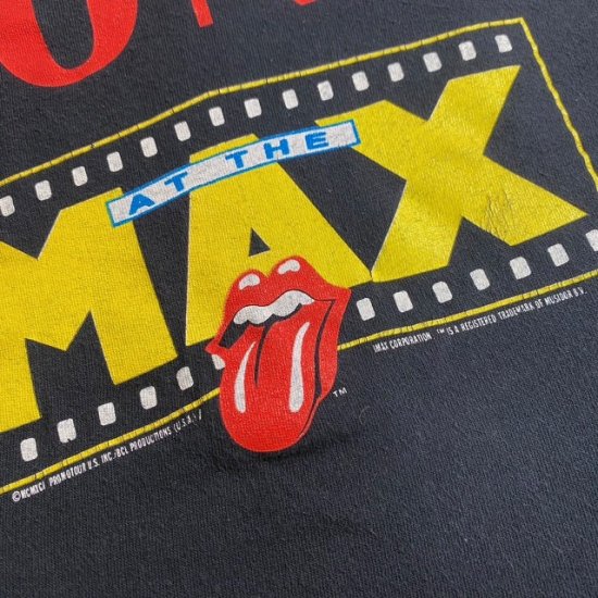 91 The Rolling Stones Live at the Max t shirt made in USA - VINTAGE  CLOTHES u0026 ANTIQUES Mr. Clean