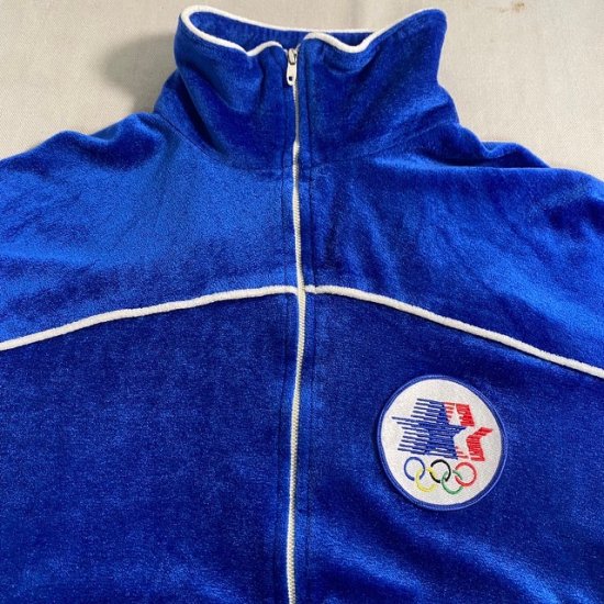 80's Levi's L.A Olympic Games pile track jacket made in USA 