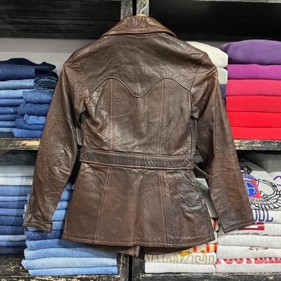 70's East West Musical Instruments Co. lady's leather jacket