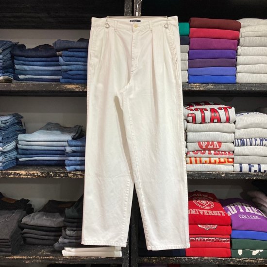 RALPH LAULEN 90s TWILL COTTON TROUSERS | www.carmenundmelanie.at