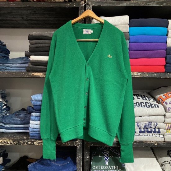 70~80s IZOD LACOSTE カーディガン若干の誤差はご了承ください