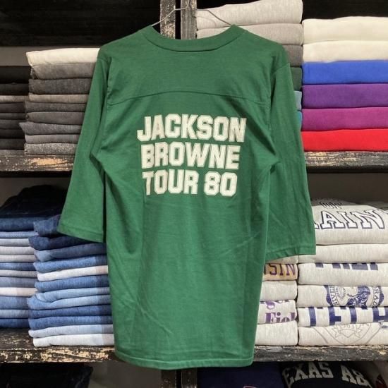 Jackson Browne 1980年ツアー Tシャツ 1980's JACKSON BROWNE* vintage rock concert 1989 TOUR tee t