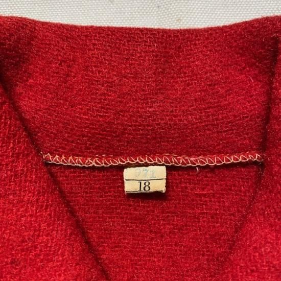 30-40's Woolrich boy's wool jacket with hidden grommet