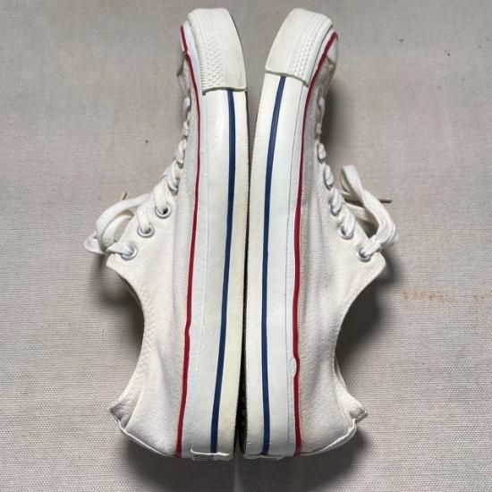 80's Converse All Star canvas ox with reinforced side stitches 