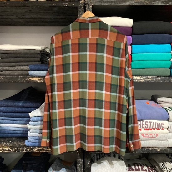 60-70's Macys Kempton woven plaid loop shirt - VINTAGE CLOTHES ...