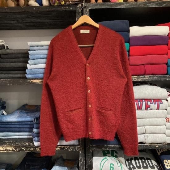 60-70's Himalaya mohair x acrylic knit cardigan - VINTAGE