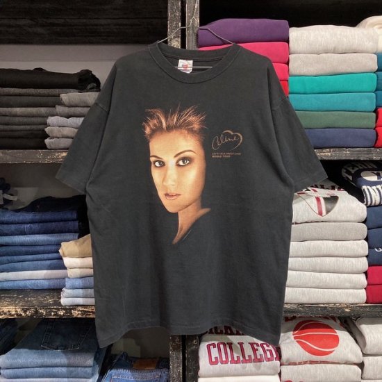 98-'99 Celine Dion tour t shirt - VINTAGE CLOTHES & ANTIQUES