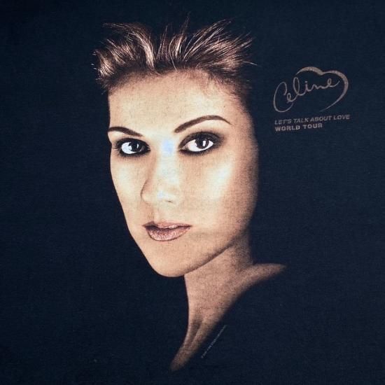 98-'99 Celine Dion tour t shirt - VINTAGE CLOTHES & ANTIQUES 98-'99 Celine Dion tour t shirt - VINTAGE CLOTHES & ANTIQUES