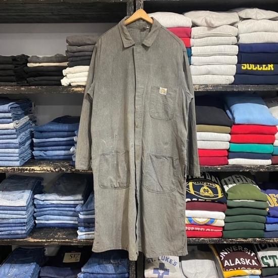 シアーズ sears ショップコート ブラックシャンブレー L 50s 60s ジャケット・アウター