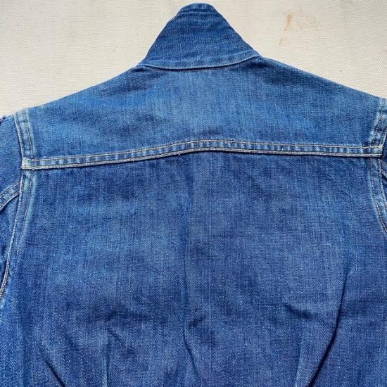 TUFNUT 50s デニムシャツ マチ付き ダイアゴナル スナップ MATIN » Blog Archive » 50s TUF-NUT DENIM JACKET SIZE42
