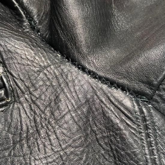 50's Californian leather sport jacket - VINTAGE CLOTHES & ANTIQUES