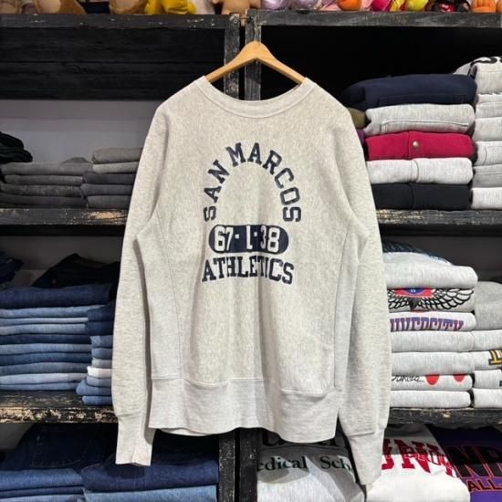 60's Champion Reverse Weave sweat shirt with square stitch