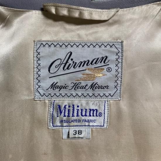 50's Airman rayon jacket with patch - VINTAGE CLOTHES 50's Airman rayon jacket with patch - VINTAGE CLOTHES