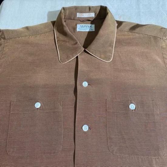 50's Skipper rayon loop shirt - VINTAGE CLOTHES & ANTIQUES