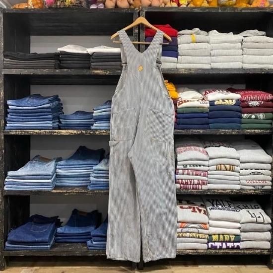 50-60's Pay-Day hickory stripe overall - VINTAGE CLOTHES