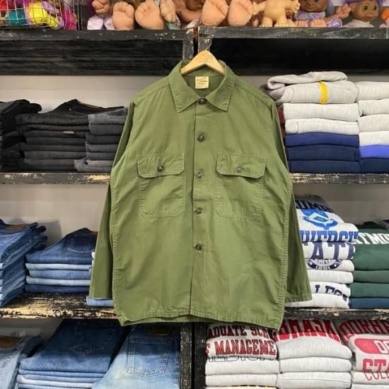 60's Guaranteed Trooper Fatigues cotton poplin utility shirt