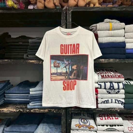 89 Jeff Beck t shirt made in USA - VINTAGE CLOTHES & ANTIQUES 