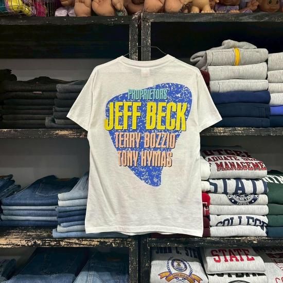 89 Jeff Beck t shirt made in USA - VINTAGE CLOTHES & ANTIQUES 
