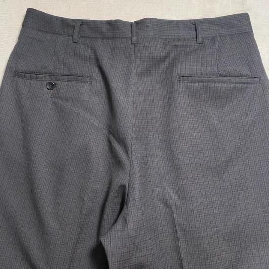 50-60's unknown brand wool woven plaid slacks - VINTAGE CLOTHES