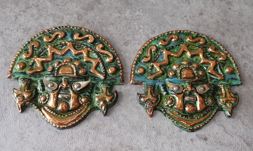 ペルー 銅板 トゥミ インカ インテリア -メキシコ 雑貨とメキシコの民芸店 トンボラ 通販 フォークアート ビンテージ