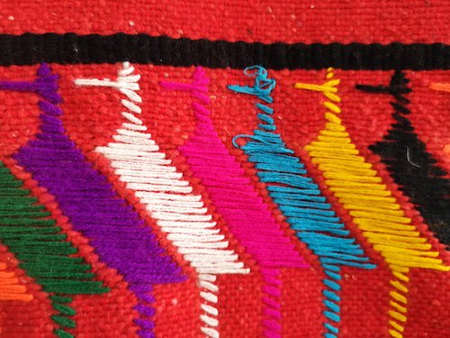 グアテマラ刺繍タペストリー|ビンテージ|鳥文様 - メキシコ雑貨とメキシコの民芸店 トンボラ 通販 フォークアート クラフト ビンテージ