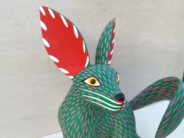 オアハカンウッドカーヴィング ヒメネス 木彫り人形 オアハカの動物